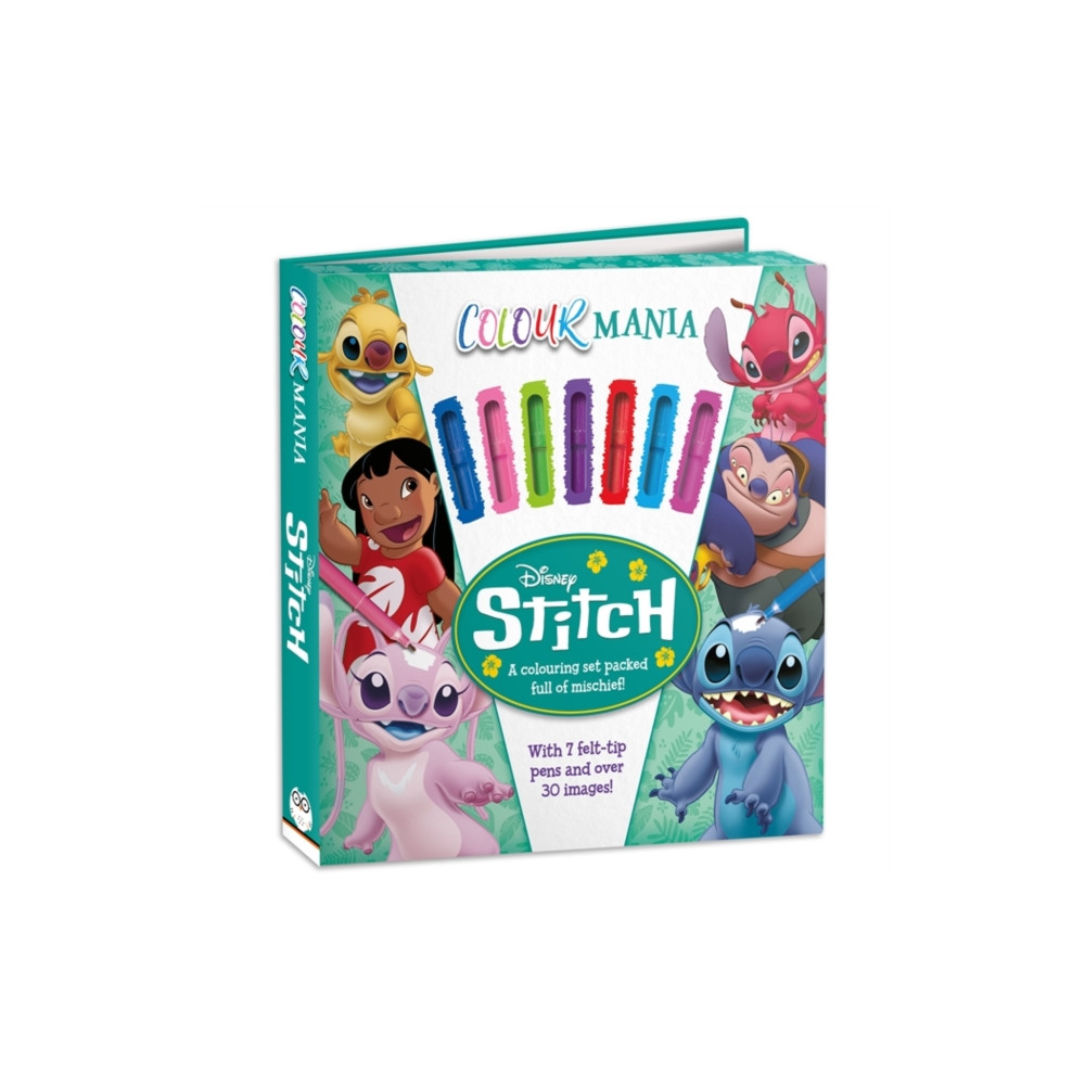 Produktbild för Disney: Colourmania Stitch (häftad, eng)