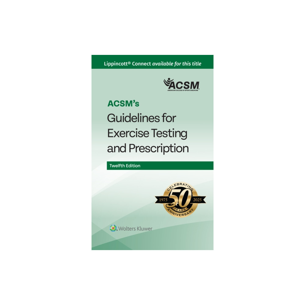 Produktbild för ACSM's Guidelines for Exercise Testing and Prescription (häftad, eng)
