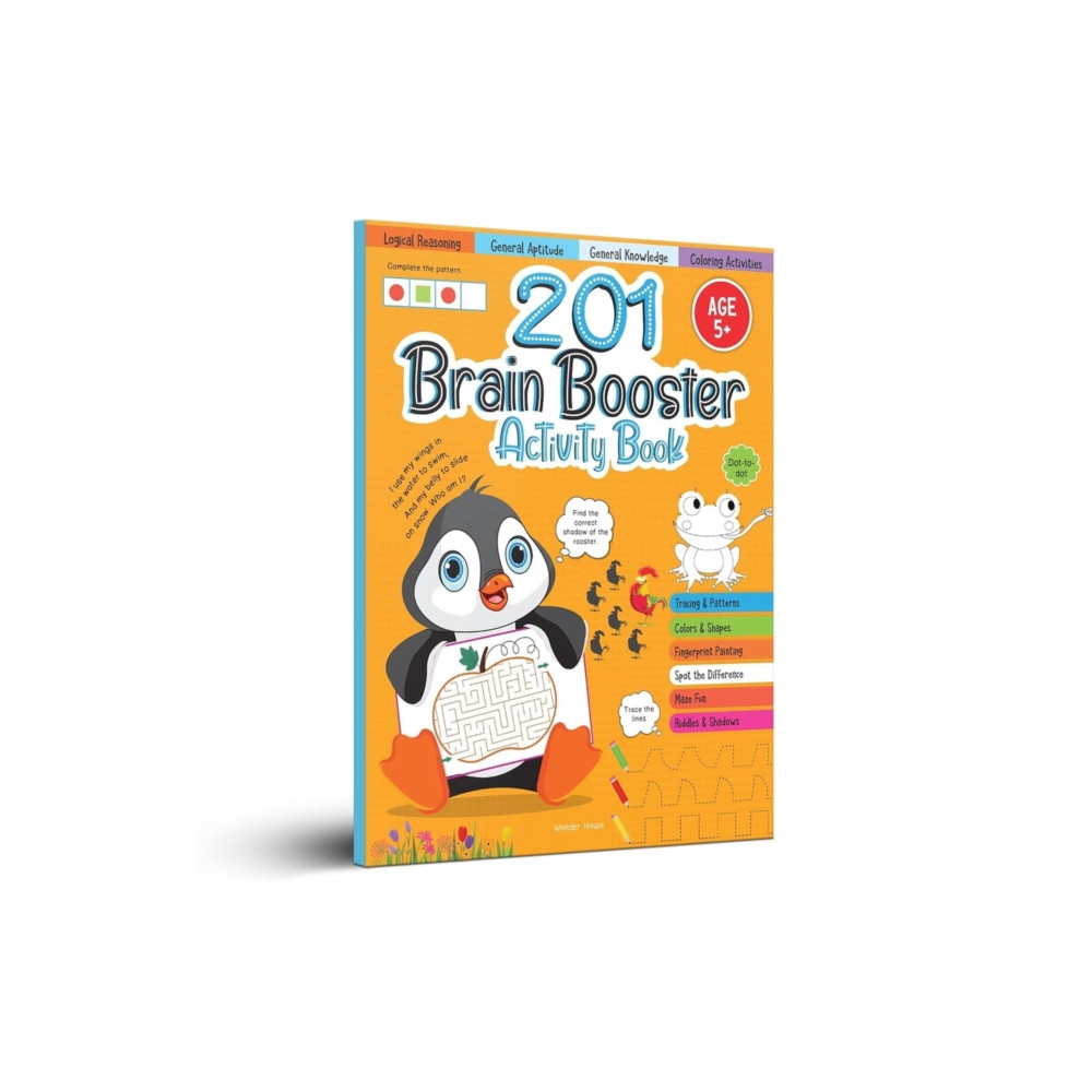 Produktbild för 201 Brain Booster Activity Book (häftad, eng)