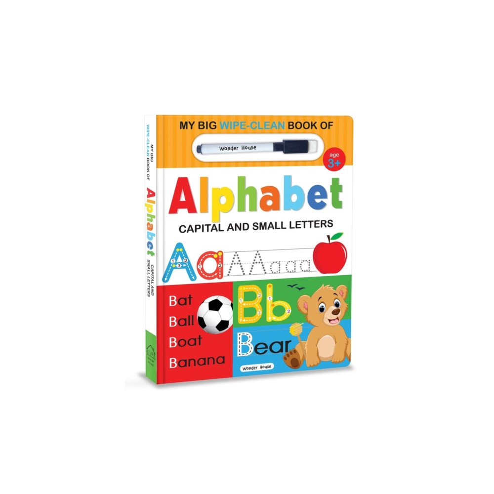 Produktbild för My Big Wipe And Clean Book of Alphabet Capital And Small Letters (bok, board book, eng)
