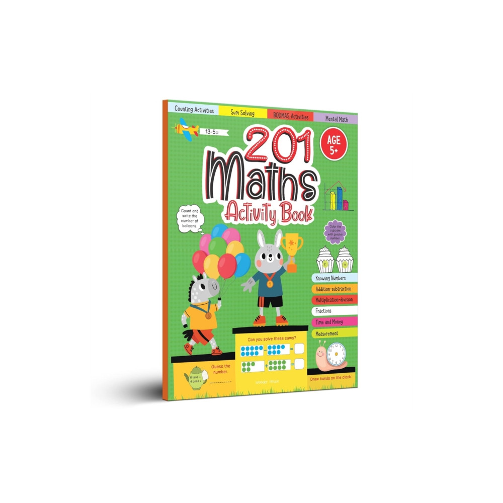 Produktbild för 201 Maths Activity Book (häftad, eng)