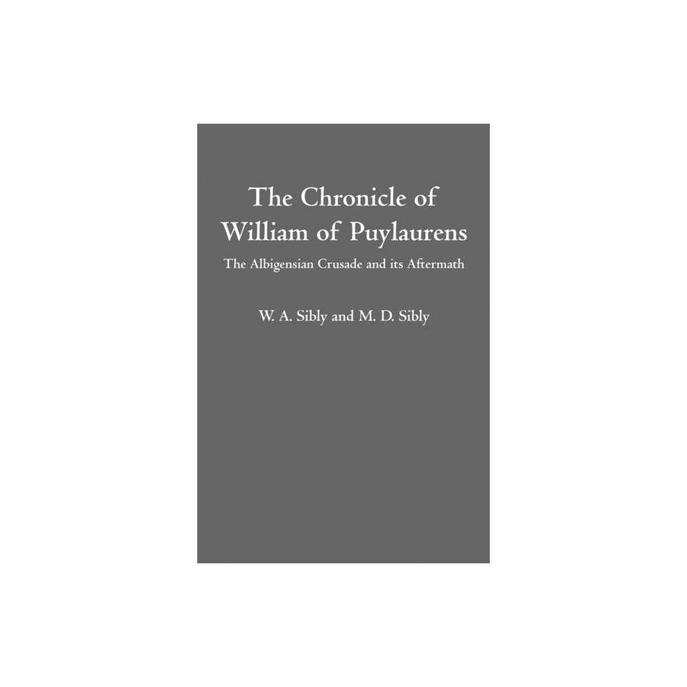 Produktbild för The Chronicle of William of Puylaurens (häftad, eng)