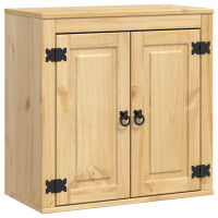 Produktbild för Skåp SKI HonungsBrun 60 x 32 x 60 cm Massiv furu