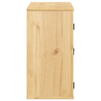Produktbild för Skåp SKI HonungsBrun 60 x 32 x 60 cm Massiv furu