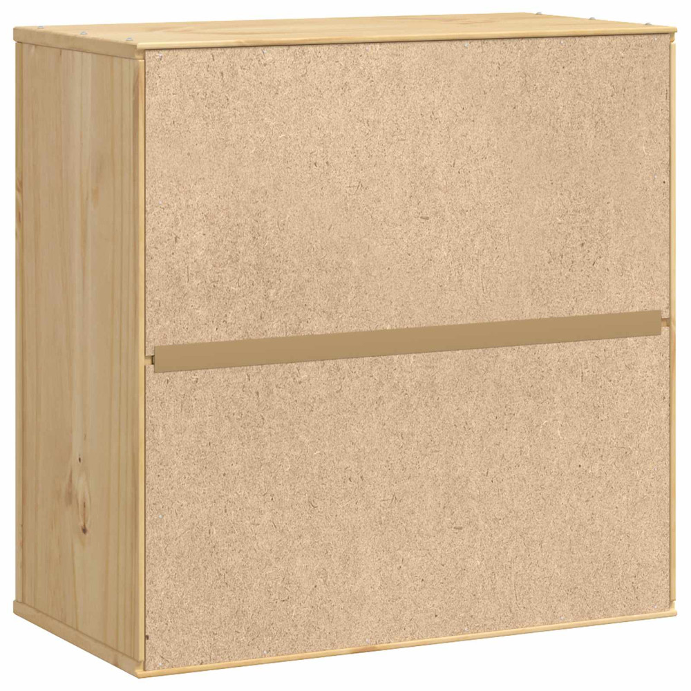 Produktbild för Skåp SKI HonungsBrun 60 x 32 x 60 cm Massiv furu