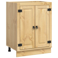 Produktbild för Skåp SKI HonungsBrun 60 x 46 x 81,5 cm Massiv furu