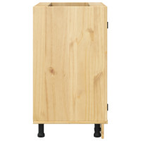 Produktbild för Skåp SKI HonungsBrun 60 x 46 x 81,5 cm Massiv furu