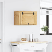 Produktbild för Skåp SKI HonungsBrun 60 x 32 x 40 cm Massiv furu