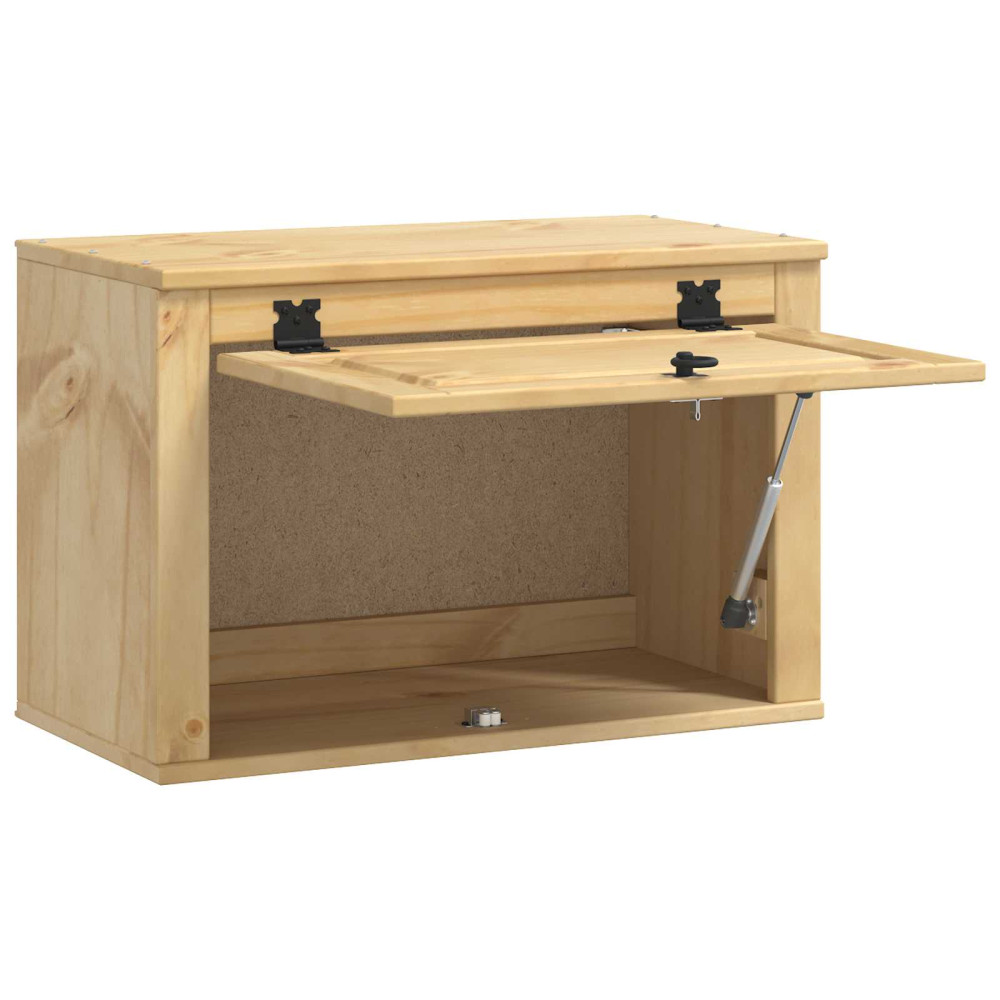 Produktbild för Skåp SKI HonungsBrun 60 x 32 x 40 cm Massiv furu