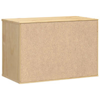 Produktbild för Skåp SKI HonungsBrun 60 x 32 x 40 cm Massiv furu