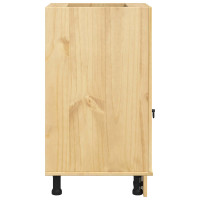 Produktbild för Skåp SKI HonungsBrun 40 x 46 x 81,5 cm Massiv furu