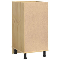 Produktbild för Skåp SKI HonungsBrun 40 x 46 x 81,5 cm Massiv furu
