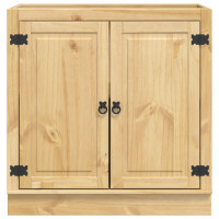 Produktbild för Skåp SKI HonungsBrun 80 x 46 x 81,5 cm Massiv furu