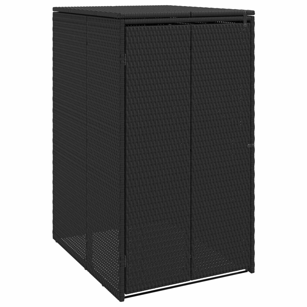 Produktbild för Avfallshink Box Svart 65 x 80 x 115 cm polyeten