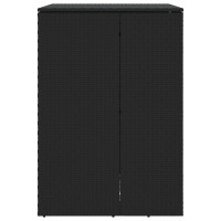 Produktbild för Avfallshink Box Svart 65 x 80 x 115 cm polyeten