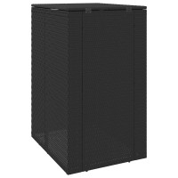 Produktbild för Avfallshink Box Svart 65 x 80 x 115 cm polyeten