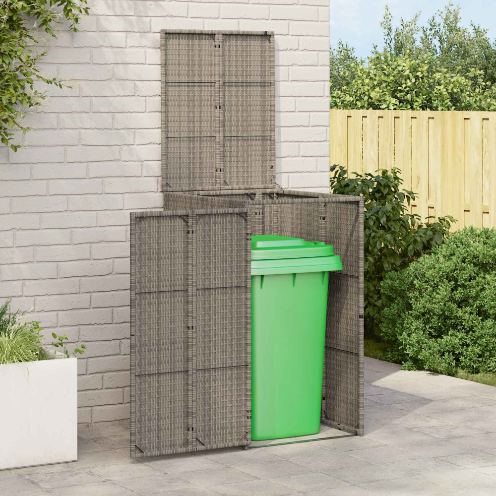 Produktbild för Avfallshink Box Grå 65 x 80 x 115 cm polyeten