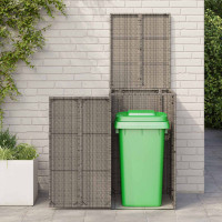 Produktbild för Avfallshink Box Grå 65 x 80 x 115 cm polyeten