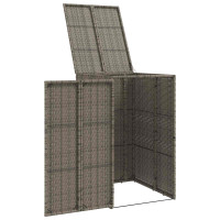 Produktbild för Avfallshink Box Grå 65 x 80 x 115 cm polyeten