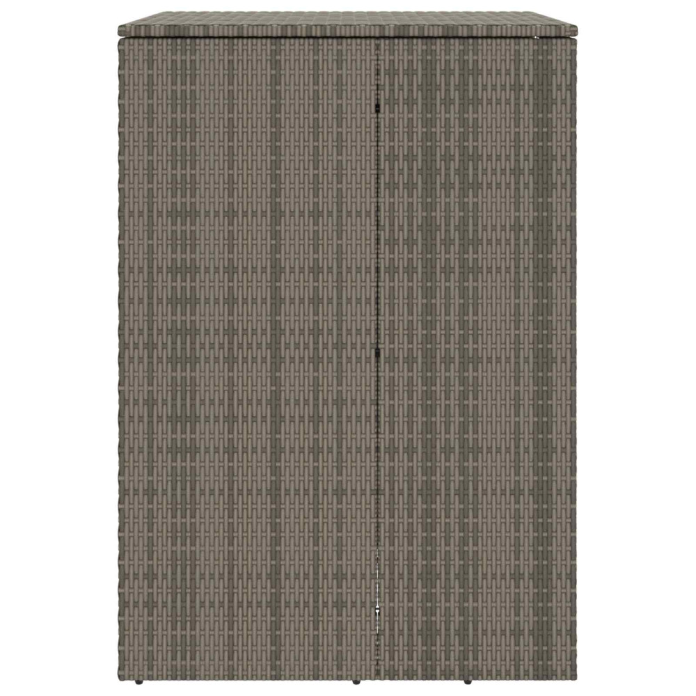 Produktbild för Avfallshink Box Grå 65 x 80 x 115 cm polyeten