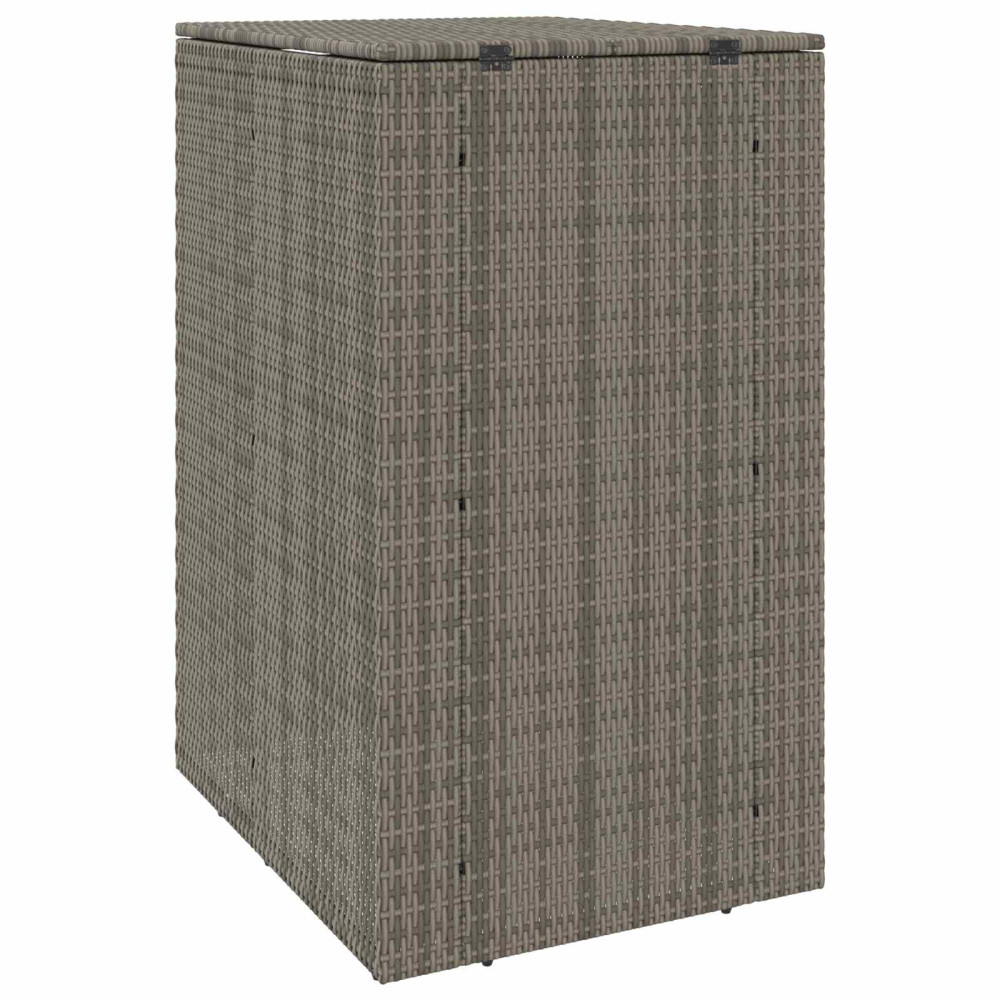 Produktbild för Avfallshink Box Grå 65 x 80 x 115 cm polyeten