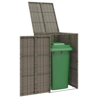 Produktbild för Avfallshink Box Grå 65 x 80 x 115 cm polyeten