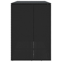 Produktbild för Avfallshink Box 2 pcs Svart 130 x 80 x 115 cm polyeten