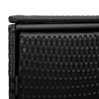 Produktbild för Avfallshink Box 2 pcs Svart 130 x 80 x 115 cm polyeten