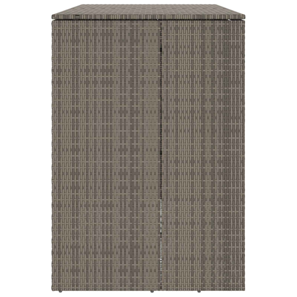 Produktbild för Avfallshink Box 2 pcs Grå 130 x 80 x 115 cm polyeten