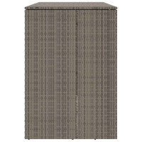 Produktbild för Avfallshink Box 2 pcs Grå 130 x 80 x 115 cm polyeten