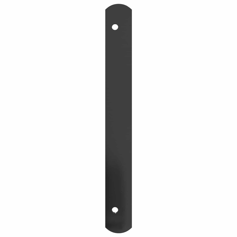 Produktbild för Fönstergaller 115 x 30 cm Pulverlackerat stål Svart