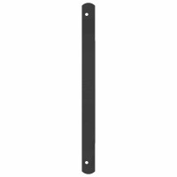 Produktbild för Fönstergaller 116 x 45 cm Pulverlackerat stål Svart