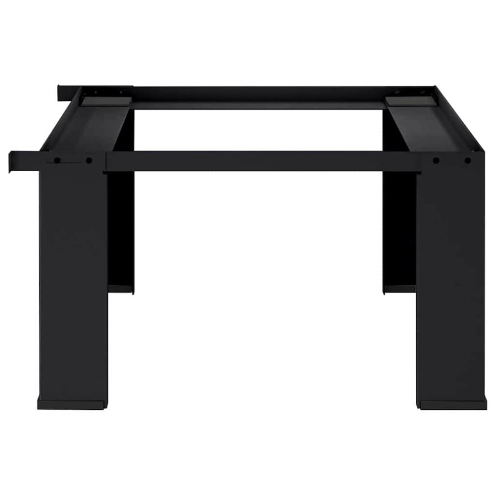 Produktbild för Tvättmaskin Pedestal Svart 64 x 55 x 32,5 cm Stål