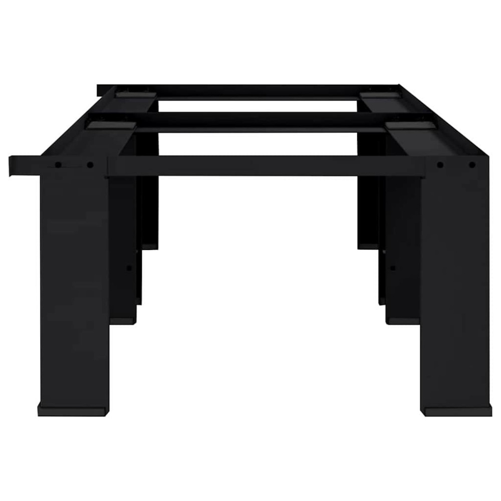 Produktbild för Tvättmaskin Pedestal 2 pcs Svart 127 x 54,5 x 32,5 cm Stål