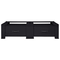 Produktbild för Tvättmaskin Pedestal 2 pcs Svart 127 x 54,5 x 32,5 cm Stål