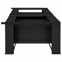 Produktbild för Tvättmaskin Pedestal 2 pcs Svart 127 x 54,5 x 32,5 cm Stål