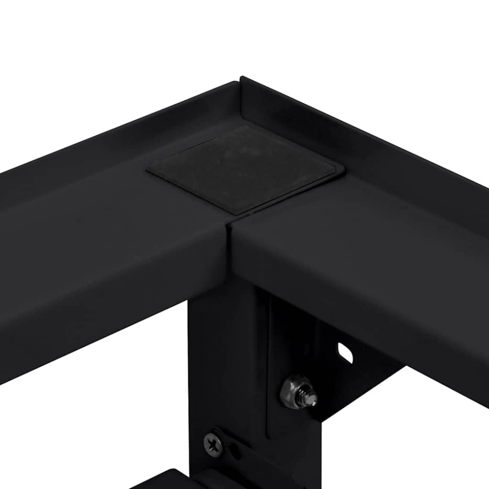 Produktbild för Tvättmaskin Pedestal Svart 60 x 56 x 52 cm Stål