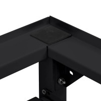 Produktbild för Tvättmaskin Pedestal Svart 60 x 56 x 52 cm Stål