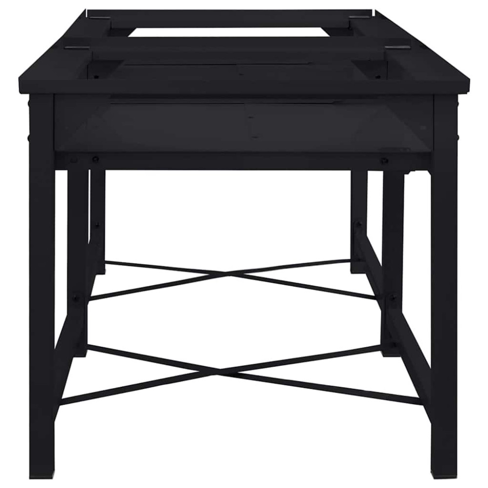 Produktbild för Tvättmaskin Pedestal 2 pcs Svart 120 x 56 x 52 cm Stål