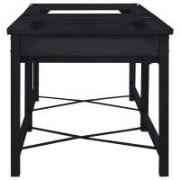 Produktbild för Tvättmaskin Pedestal 2 pcs Svart 120 x 56 x 52 cm Stål