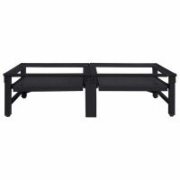 Produktbild för Tvättmaskin Pedestal 2 pcs Svart 124,5 x 61,5 x 32,5 cm Stål