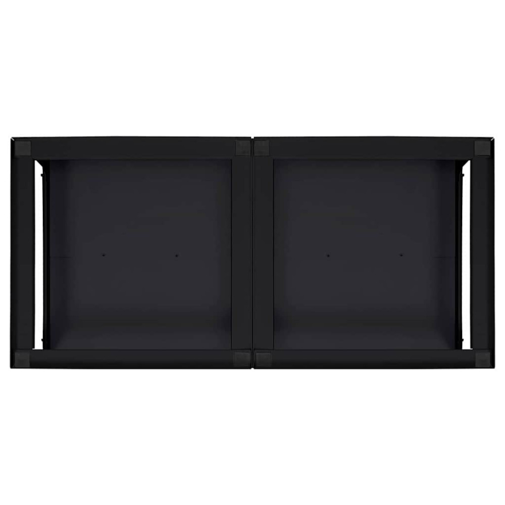 Produktbild för Tvättmaskin Pedestal 2 pcs Svart 124,5 x 61,5 x 32,5 cm Stål