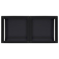 Produktbild för Tvättmaskin Pedestal 2 pcs Svart 124,5 x 61,5 x 32,5 cm Stål