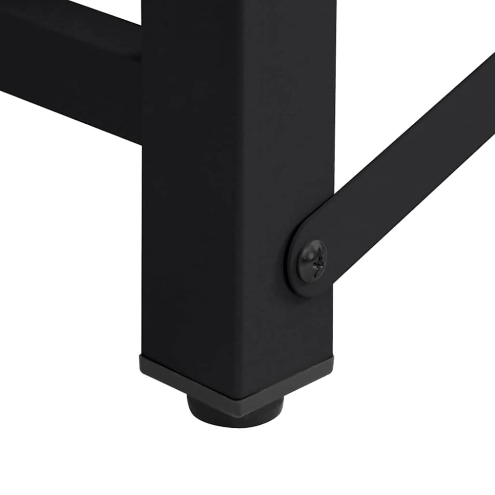 Produktbild för Tvättmaskin Pedestal 2 pcs Svart 124,5 x 61,5 x 32,5 cm Stål