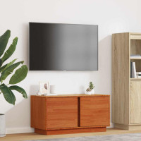 Produktbild för TV-skåp Vaxbrun 80 x 35 x 40,5 cm Massiv furu