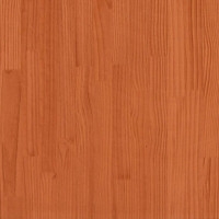 Produktbild för Hundsäng med lagring Vaxbrun 55 x 45 x 28 cm Massiv furu