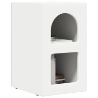Produktbild för Sängbord 2 pcs Vit 29,5 x 33,5 x 50 cm Konstruerat trä