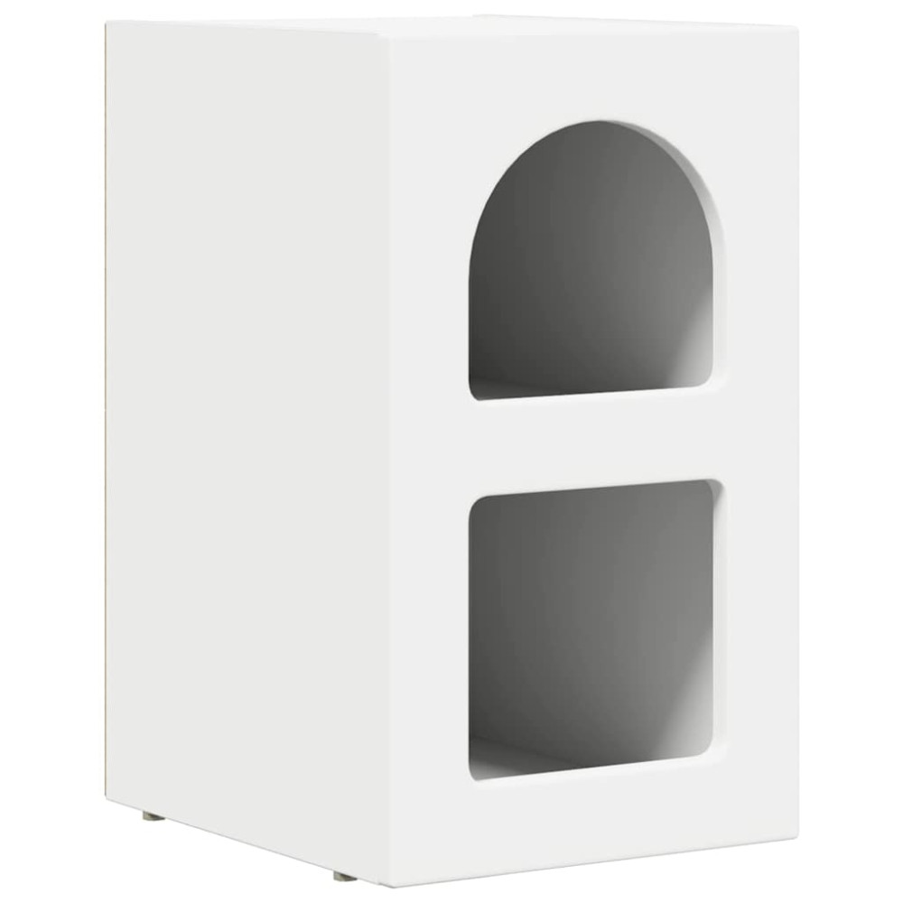 Produktbild för Sängbord 2 pcs Vit 29,5 x 33,5 x 50 cm Konstruerat trä