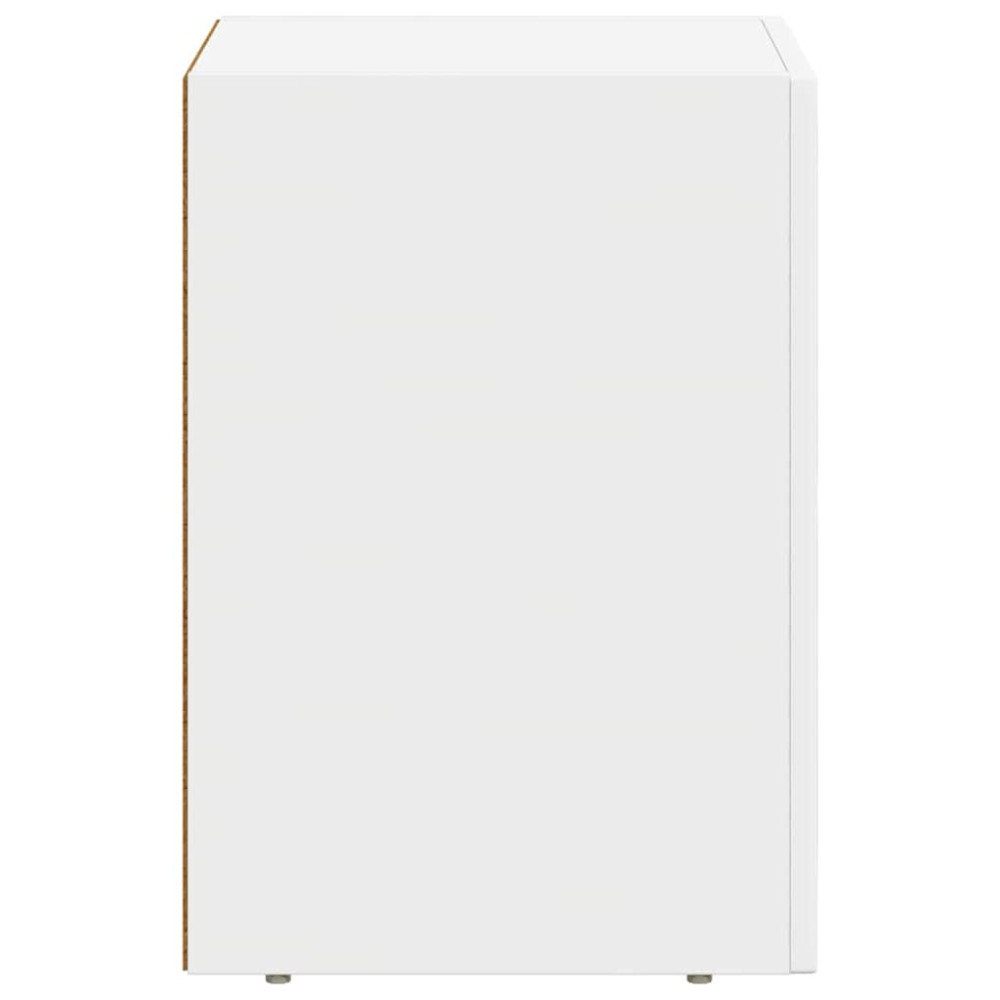 Produktbild för Sängbord 2 pcs Vit 29,5 x 33,5 x 50 cm Konstruerat trä