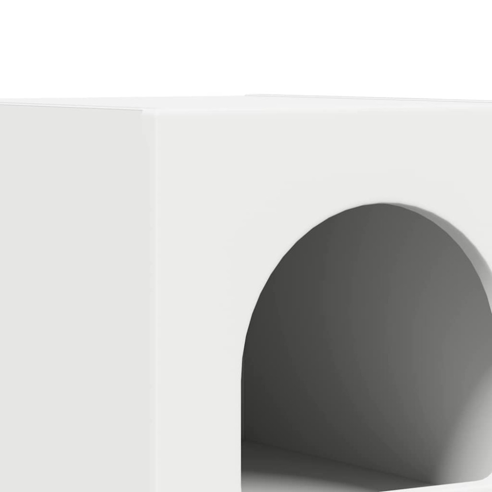 Produktbild för Sängbord 2 pcs Vit 29,5 x 33,5 x 50 cm Konstruerat trä